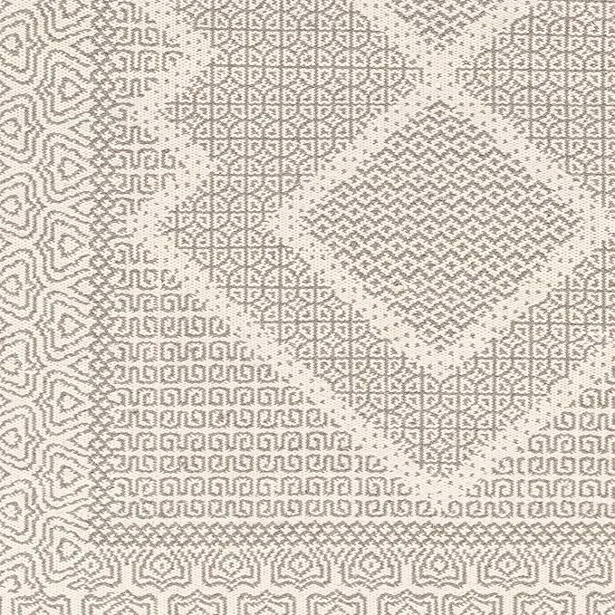 Mark&Day Wool Rugs, 2x8 Nishnabotny Cottage Light Gray Runner Area Rug, Grey Beige Carpet for Hallway, Kitchen, Bedroom or Living Room (2'6" x 8' Runner)