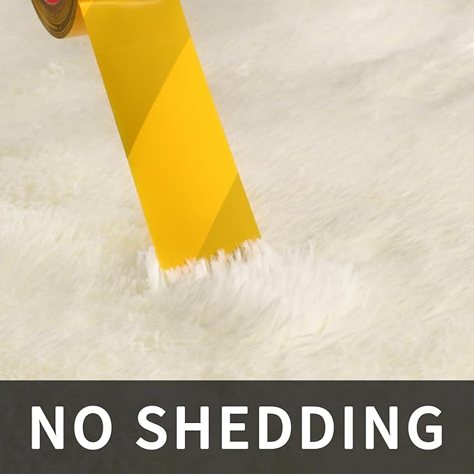 Sour Lemon 6x9 Area Rugs for Bedroom, Living Room Fluffy Rug, Large Area Rug Shag Shaggy Carpet Soft Plush Furry Bedside Rugs, Machine Washable Area Rugs for Kids Girls Boys Home Decor Anti Slip