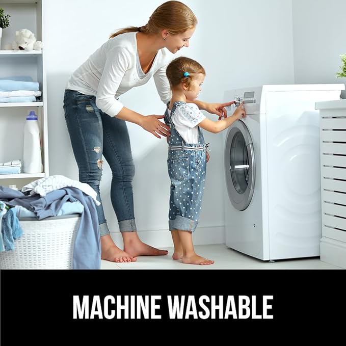 GORILLA GRIP Memory Foam Bath Rugs, Soft Absorbent Velvet Bathroom Mats, Durable Dots on Underside, Machine Washable Bathmat, Carpet Rug Room Decor for Shower Floor, 24x17 Mat, Caribbean Blue