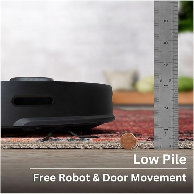 Bloom Rugs Washable Non-Slip 12 ft Runner - Red/Multicolor Traditional Bordered Runner for Entryway, Hallway, Bathroom, and Kitchen - Exact Size: 2.5' x 12'