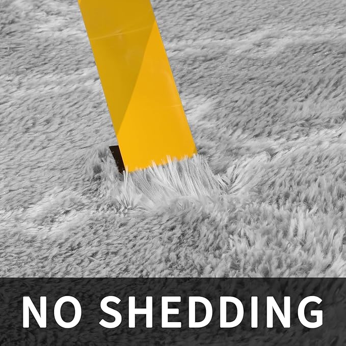 Sour Lemon Area Rugs 9x12 Living Room, Large Area Rug Shag Shaggy Carpet Soft Plush Furry Bedside Rug, Machine Washable Area Rugs for Bedroom Kids Girls Boys Home Decor Anti Slip