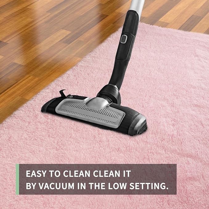 Sour Lemon 8x10 Area Rugs for Bedroom, Living Room Fluffy Rug, Large Area Rug Shag Shaggy Carpet Soft Plush Furry Bedside Rugs, Machine Washable Area Rugs for Kids Girls Boys Home Decor Anti Slip