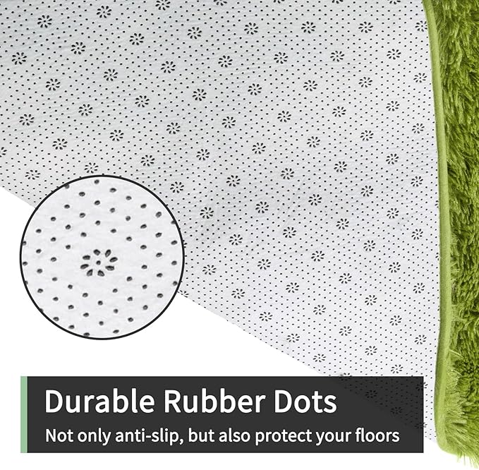 Sour Lemon Area Rugs 9x12 Living Room, Large Area Rug Shag Shaggy Carpet Soft Plush Furry Bedside Rug, Machine Washable Area Rugs for Bedroom Kids Girls Boys Home Decor Anti Slip