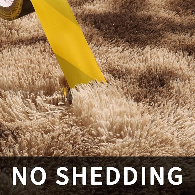 Sour Lemon 5x7 Area Rugs, Large Area Rug 5 x7, Washable Area Rugs, Bedroom Area Rug Shag Shaggy Carpet Soft Plush Furry Bedside Fluffy Rug for Living Room Kids Girls Boys Home Decor Anti Slip