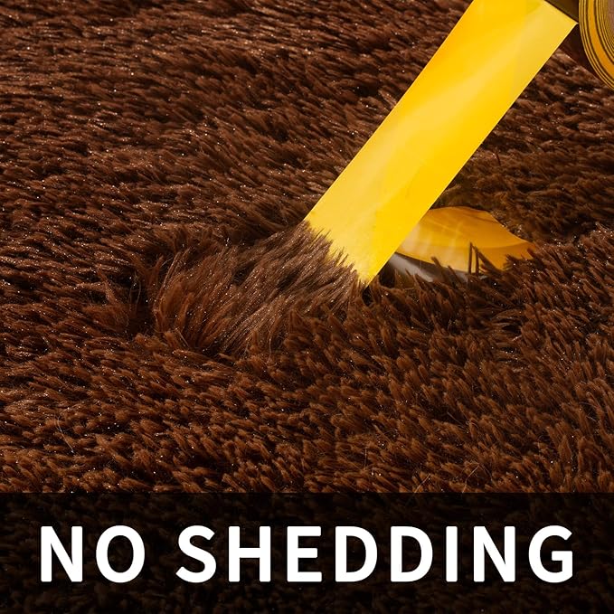 Sour Lemon Area Rugs 9x12 Living Room, Large Area Rug Shag Shaggy Carpet Soft Plush Furry Bedside Rug, Machine Washable Area Rugs for Bedroom Kids Girls Boys Home Decor Anti Slip