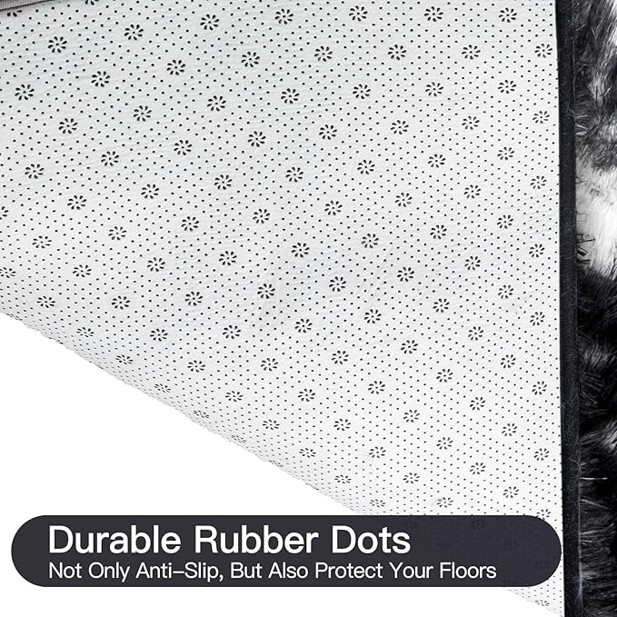 Sour Lemon Area Rugs 9x12 Living Room, Large Area Rug Shag Shaggy Carpet Soft Plush Furry Bedside Rug, Machine Washable Area Rugs for Bedroom Kids Girls Boys Home Decor Anti Slip