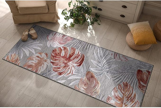 CAMILSON Runner Outdoor Rugs Oriental Retro Traditional Floral Medallion Area Rug 2x10 Non-Shedding Stain Resistant Indoor Carpet for Bathroom Hallway Kitchen Office (2 x 10 / Multi Color)