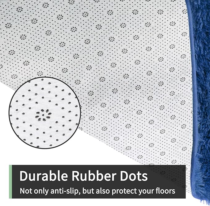 Sour Lemon 8x10 Area Rugs for Bedroom, Living Room Fluffy Rug, Large Area Rug Shag Shaggy Carpet Soft Plush Furry Bedside Rugs, Machine Washable Area Rugs for Kids Girls Boys Home Decor Anti Slip