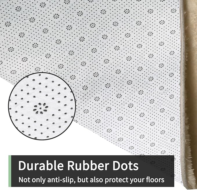 Sour Lemon 8x10 Area Rugs for Bedroom, Living Room Fluffy Rug, Large Area Rug Shag Shaggy Carpet Soft Plush Furry Bedside Rugs, Machine Washable Area Rugs for Kids Girls Boys Home Decor Anti Slip