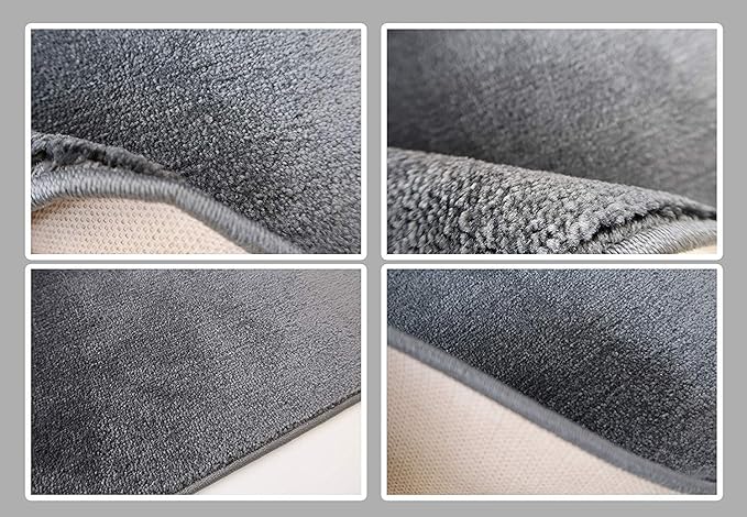 Custom Size Hallway Runner Rug, Slip/Skid Resistant, 26 Inch Wide X Your Choice of Lenght, Anthracite Grey, 26 Inch Width X 28 Feet Length, Sold and Priced Per Foot