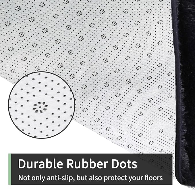 Sour Lemon Area Rugs 9x12 Living Room, Large Area Rug Shag Shaggy Carpet Soft Plush Furry Bedside Rug, Machine Washable Area Rugs for Bedroom Kids Girls Boys Home Decor Anti Slip