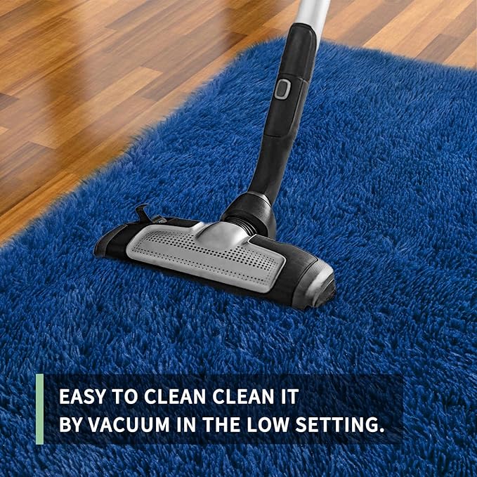 Sour Lemon Area Rugs 9x12 Living Room, Large Area Rug Shag Shaggy Carpet Soft Plush Furry Bedside Rug, Machine Washable Area Rugs for Bedroom Kids Girls Boys Home Decor Anti Slip