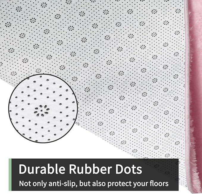 Sour Lemon 8x10 Area Rugs for Bedroom, Living Room Fluffy Rug, Large Area Rug Shag Shaggy Carpet Soft Plush Furry Bedside Rugs, Machine Washable Area Rugs for Kids Girls Boys Home Decor Anti Slip