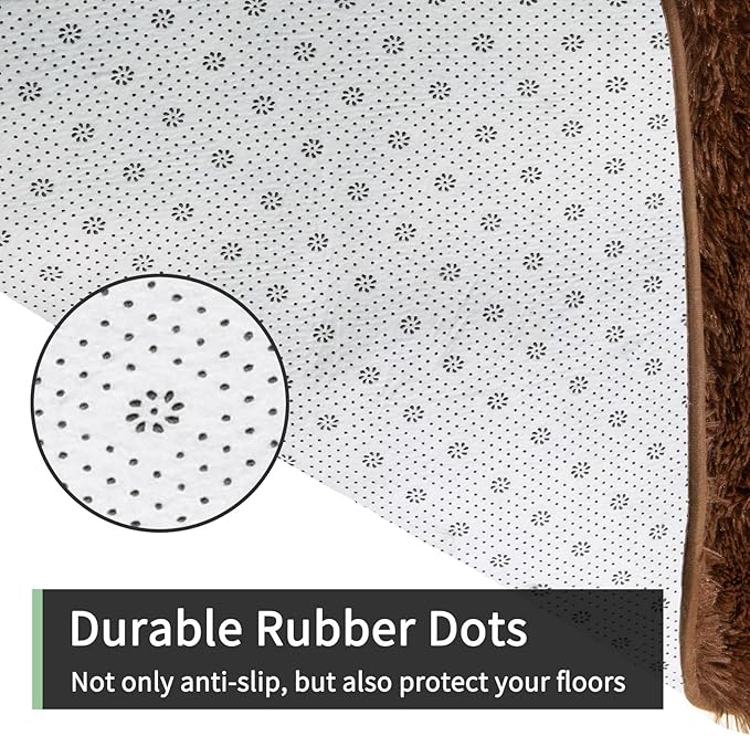 Sour Lemon Area Rugs 9x12 Living Room, Large Area Rug Shag Shaggy Carpet Soft Plush Furry Bedside Rug, Machine Washable Area Rugs for Bedroom Kids Girls Boys Home Decor Anti Slip