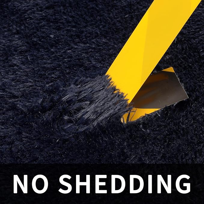 Sour Lemon Area Rugs 9x12 Living Room, Large Area Rug Shag Shaggy Carpet Soft Plush Furry Bedside Rug, Machine Washable Area Rugs for Bedroom Kids Girls Boys Home Decor Anti Slip