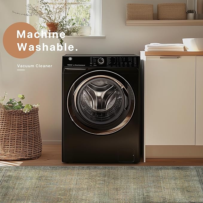 2X5 Area Rugs Machine Washable Rugs for Living Room, Vintage Boho Large Rugs for Bedroom Dining Room, Non Slip Indoor Soft Distressed Lightweight Thin Low Pile Carpet, Vintage Sunset