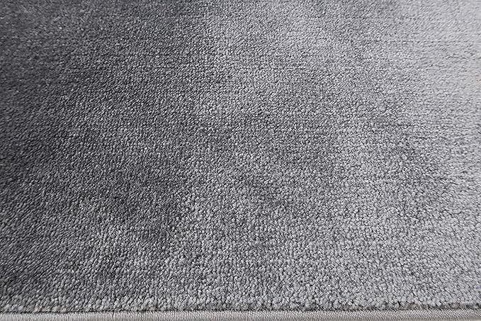 Custom Size Hallway Runner Rug, Slip/Skid Resistant, 26 Inch Wide X Your Choice of Lenght, Anthracite Grey, 26 Inch Width X 28 Feet Length, Sold and Priced Per Foot