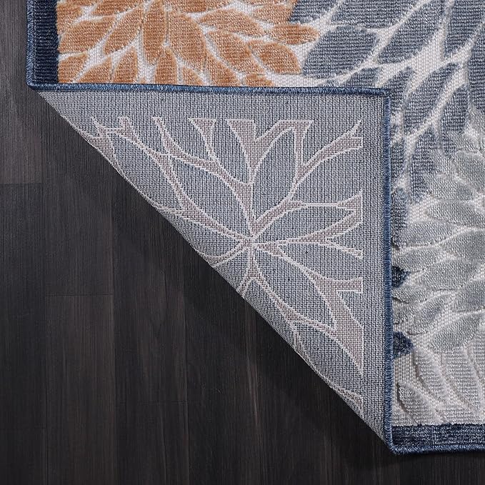 CAMILSON Runner Outdoor Rugs Oriental Retro Traditional Floral Medallion Area Rug 2x10 Non-Shedding Stain Resistant Indoor Carpet for Bathroom Hallway Kitchen Office (2 x 10 / Multi Color)