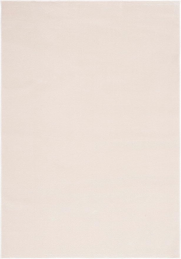 SAFAVIEH Revive Collection Area Rug - 7' x 10', Ivory, Geometric Design, Ideal for High Traffic Areas in Living Room, Bedroom, Dining (REV102A)