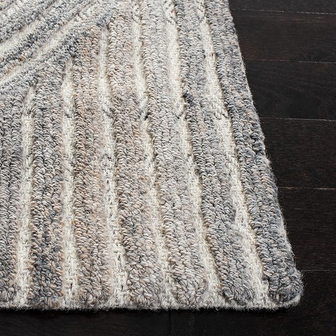 SAFAVIEH South Hampton Collection 5' x 8' Beige SHA301B Handmade Abstract Wool Area Rug