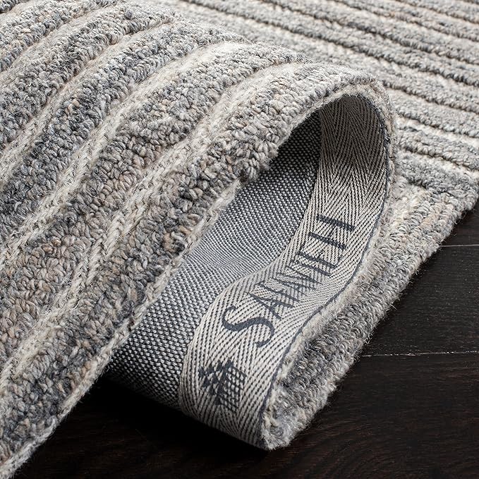 SAFAVIEH South Hampton Collection 5' x 8' Beige SHA301B Handmade Abstract Wool Area Rug