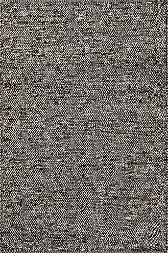 nuLOOM 3x5 Elfriede Jute & Cotton Hand Woven Area Rug, Charcoal, Solid Rustic Farmhouse Style, Weaved Design, Natural Fiber, For Bedroom, Living Room, Dining Room, Hallway, Office, Entryway