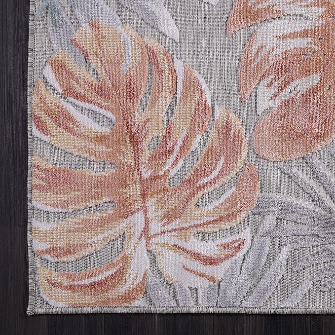 CAMILSON Runner Outdoor Rugs Oriental Retro Traditional Floral Medallion Area Rug 2x10 Non-Shedding Stain Resistant Indoor Carpet for Bathroom Hallway Kitchen Office (2 x 10 / Multi Color)